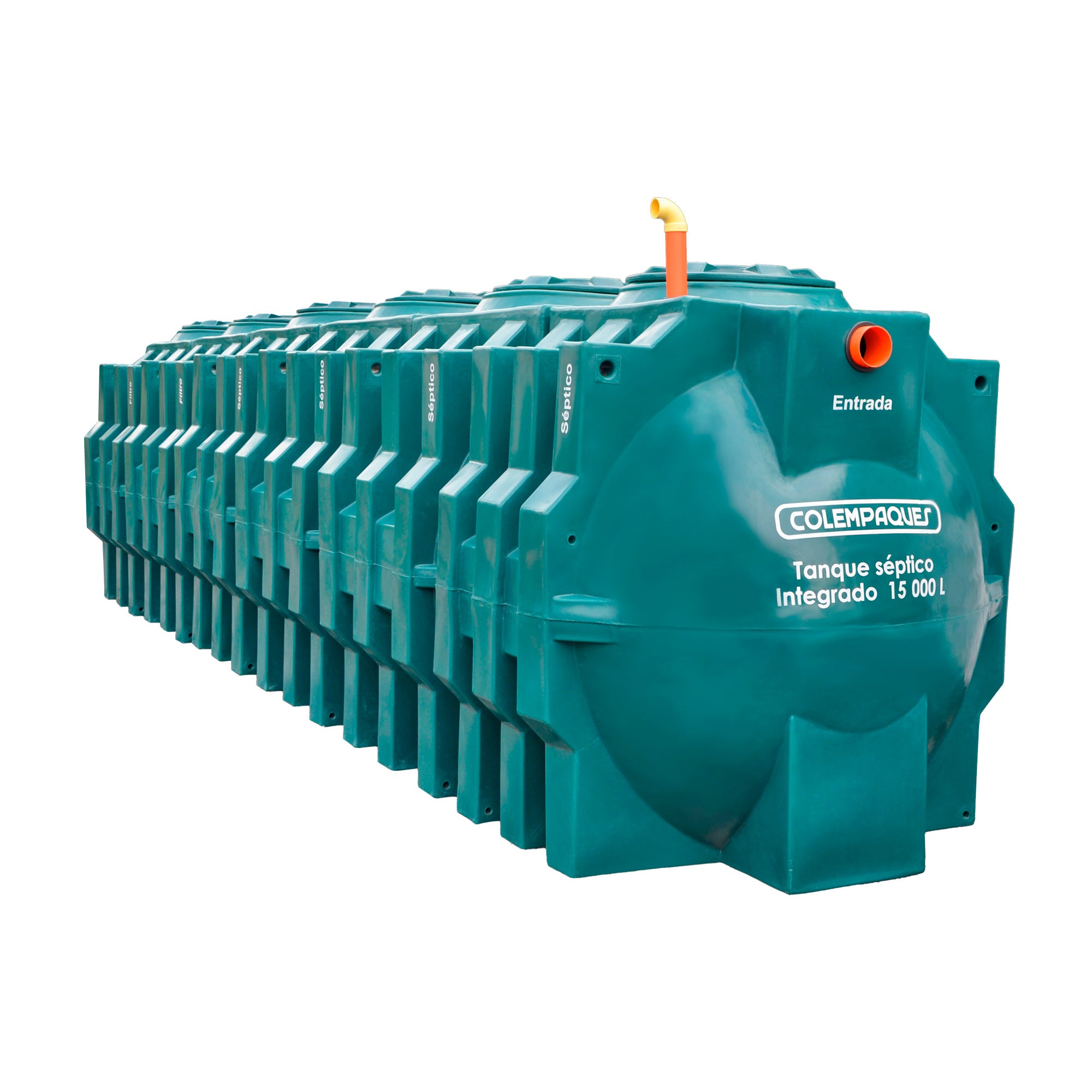 Sistema Séptico Integrado Horizontal 15.000 Litros