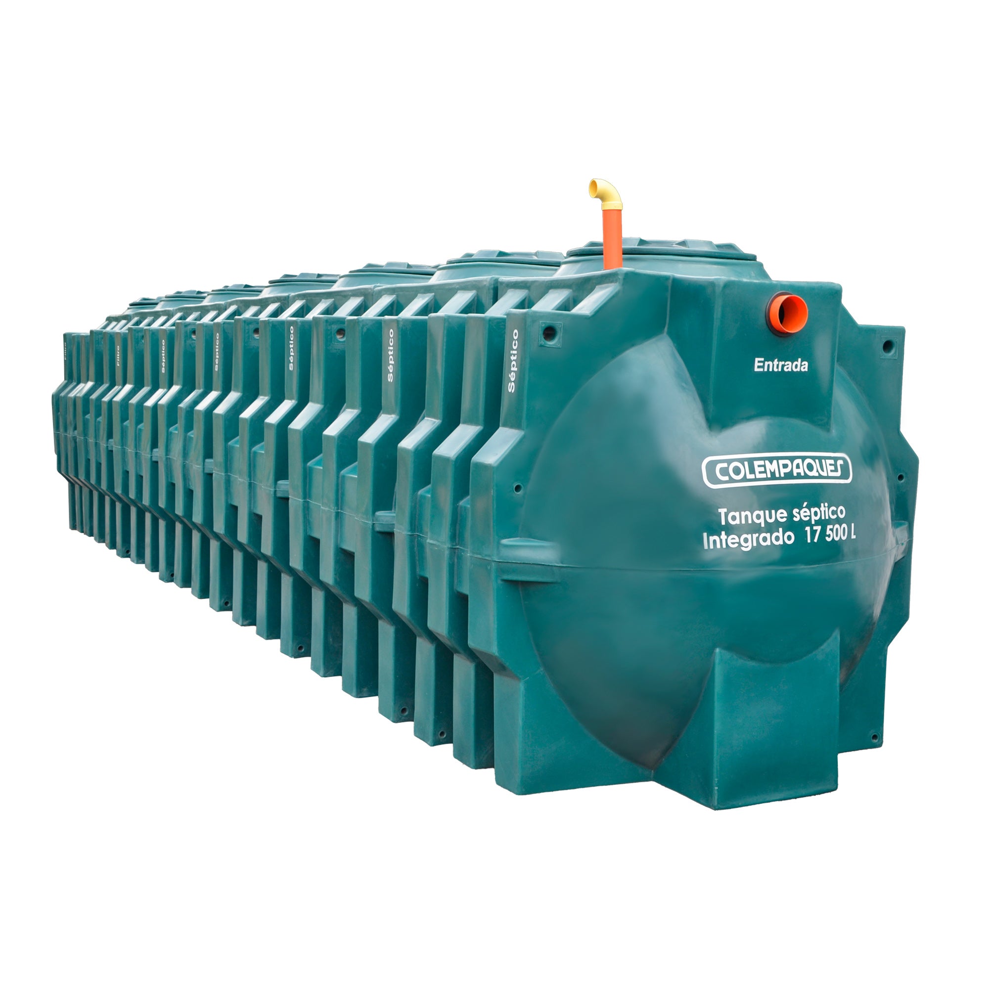 Sistema Séptico Integrado Horizontal 17.500 Litros