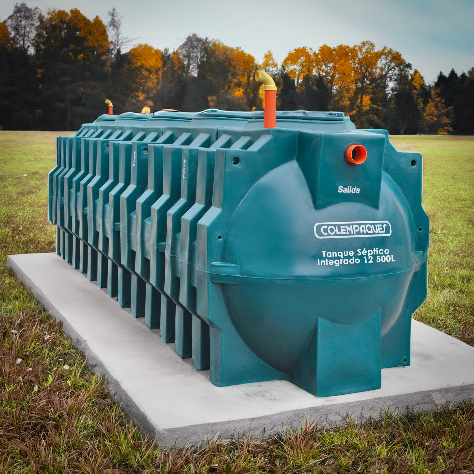 Sistema Séptico Integrado Horizontal 12.500 Litros