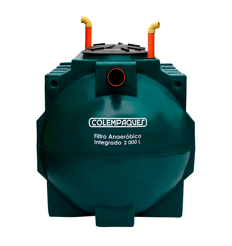 Colempaques Horizontal Integrated Septic System 2000 Liters