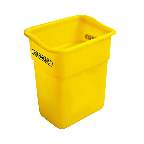 caneca rectangular 10 l