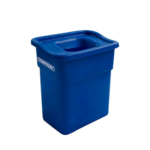 caneca rectangular orificio 20 l