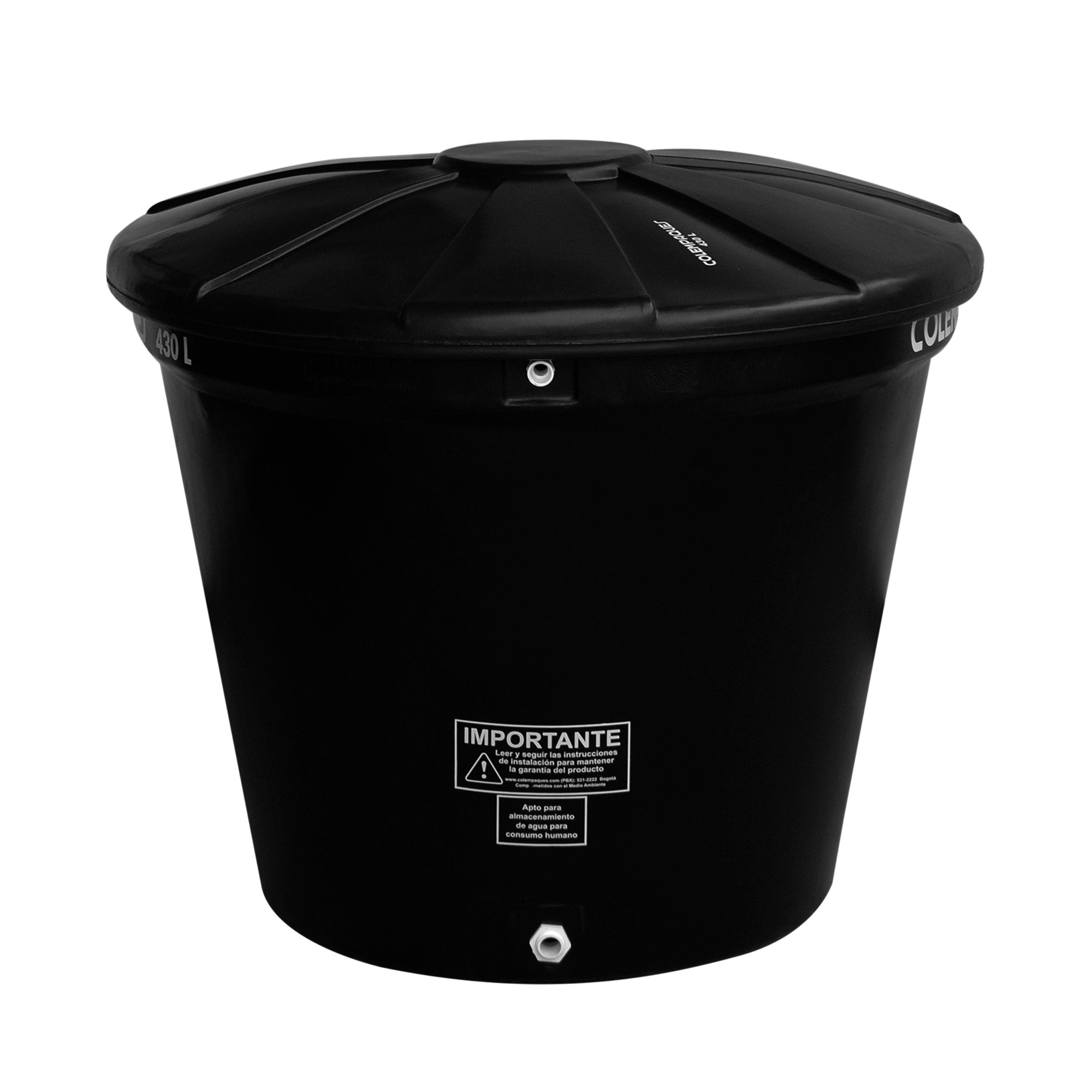 Tanque de Agua Cónico 430 Litros