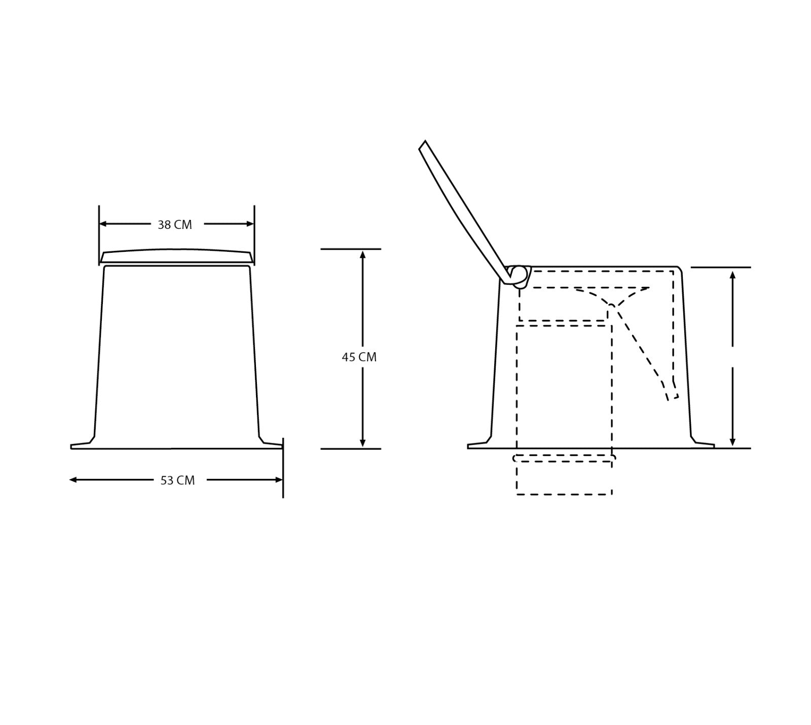 Asiento Sanitario Seco