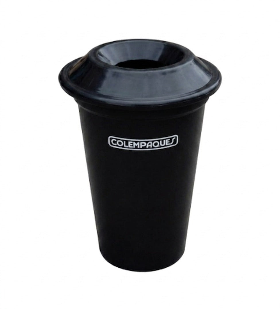 Caneca Cónica Tapa Plana 75 Litros