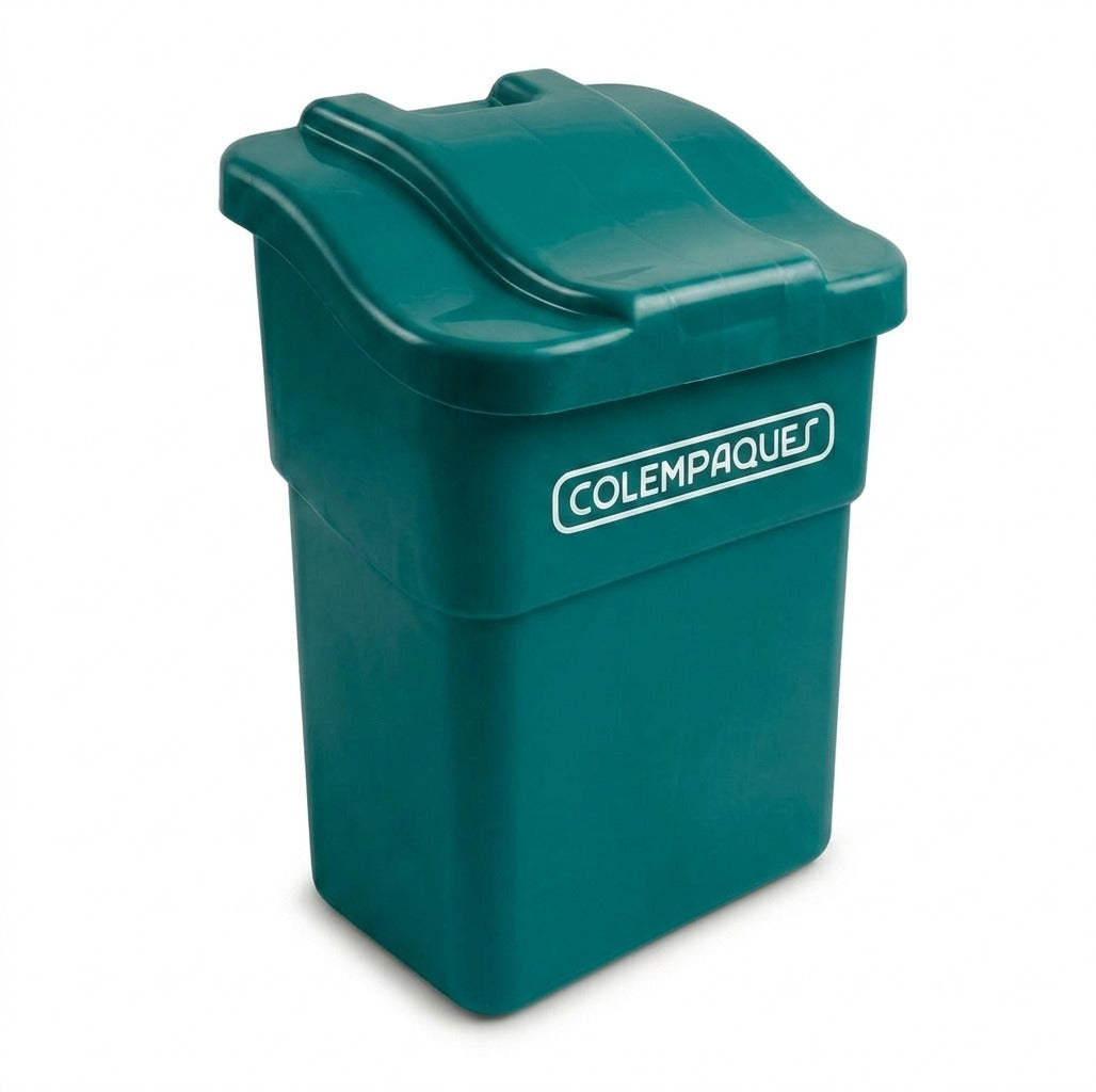 Caneca Rectangular Tapa Plana 75 Litros