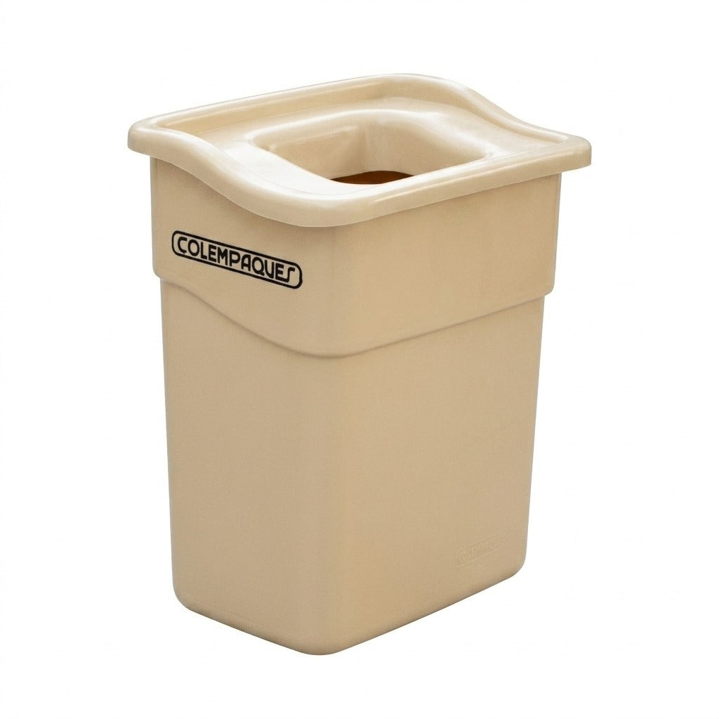Caneca Rectangular Tapa Orificio 20 Litros