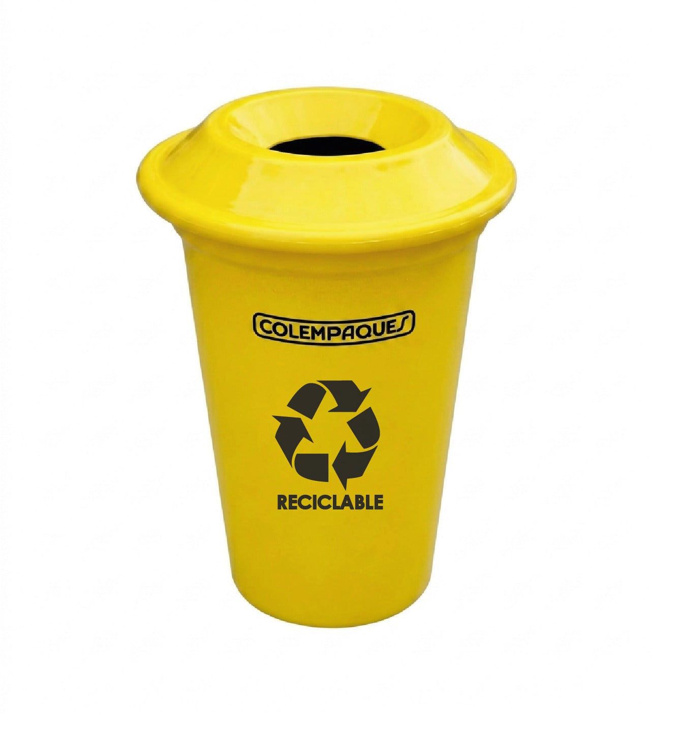 Caneca Cónica Tapa Plana 75 Litros